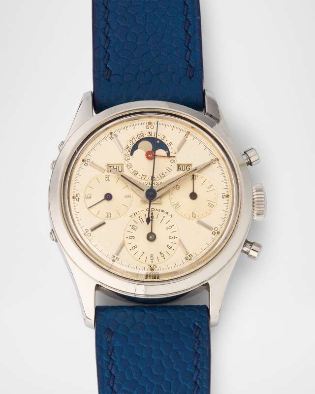 Universal Geneve Stainless Steel Tri-Compax 35mm Vintage 1959-1960 Watch